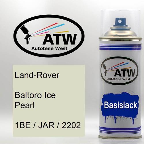 Land-Rover, Baltoro Ice Pearl, 1BE / JAR / 2202: 400ml Sprühdose, von ATW Autoteile West.
